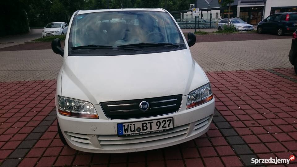 Fiat Multipla Benzyna i CNG cio miejscowy 103KM
