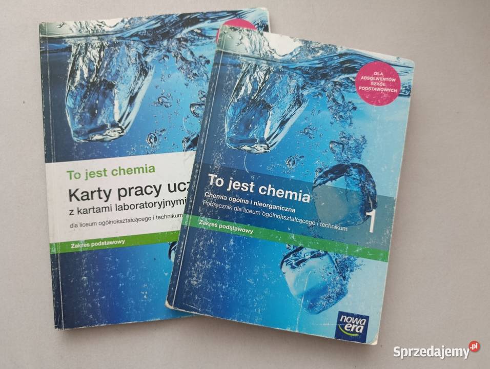 To jest chemia 1 podręcznikczw Rok wydania 2019 Koszalin sprzedam