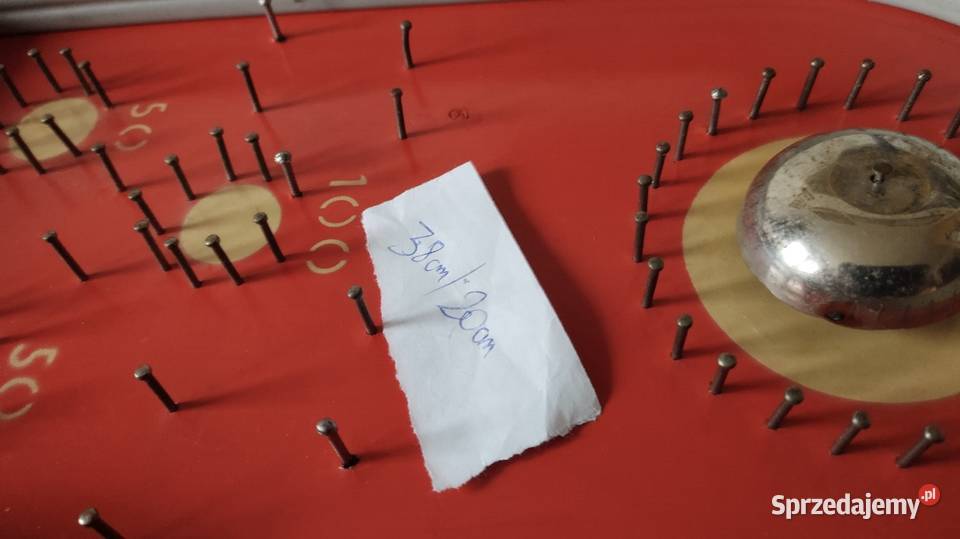 Bilard dziecięcy stara zabawka Przemyśl