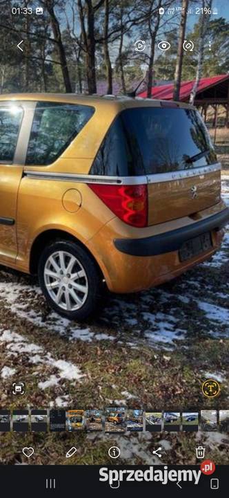 Peugot 1007 14 16v benzyna Automat 2006r benzyna wielkopolskie Środa Wielkopolska