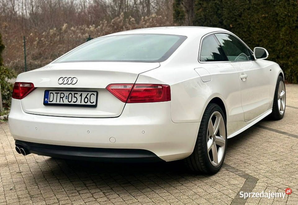 Audi A5 Coupe Audi A5 20TFSI 180 Biała Ładna manualna Wrocław sprzedam