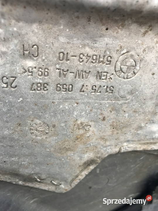 BMW E90 E91 E92 N47 N47N N57 Płyta Oryginalna osobowe Osłony silnika Barwałd Dolny