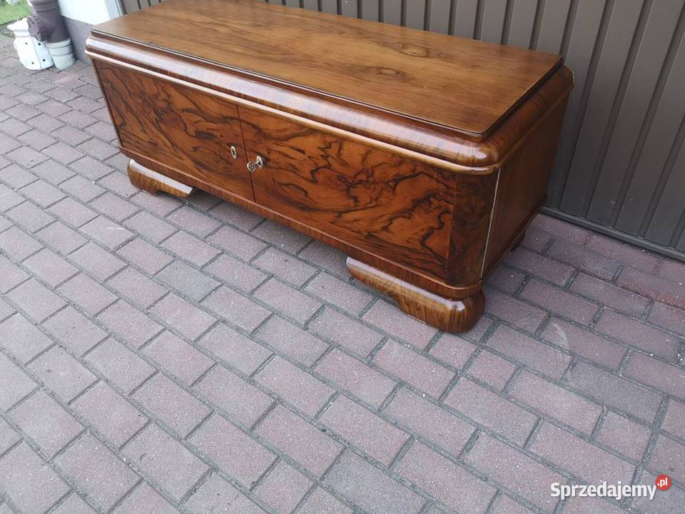 Komoda ARTDECO Orzech RTV Niska Stara Antyk Swarzędz