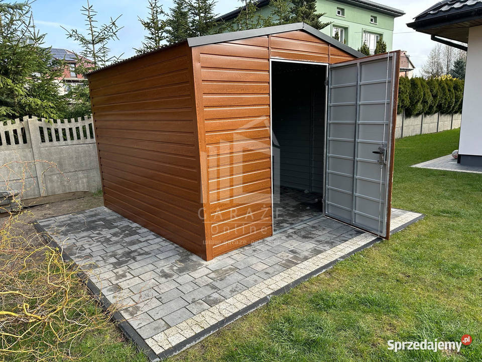 SCHOWEK DOMEK OGRODOWY 3x3 m dwuspadowy drzwi Zgorzelec
