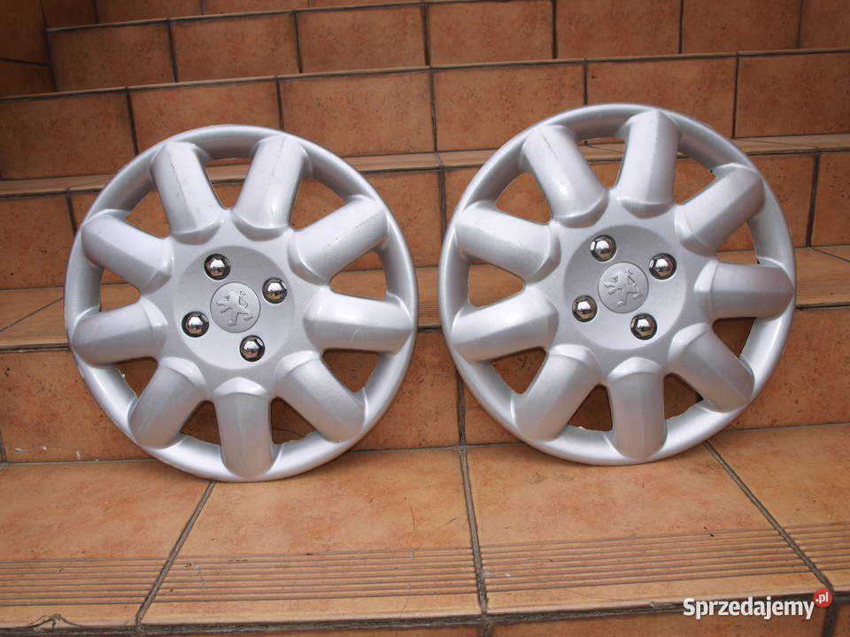 Pełgeot kołpaki 15 oryginalne komplet 4 sztuki wielkopolskie Kalisz