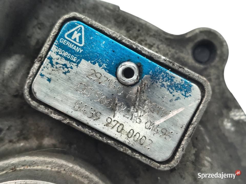 TURBOSPRĘŻĄRKA Renault Megane Scenic III Fluence osobowe Turbosprężarki