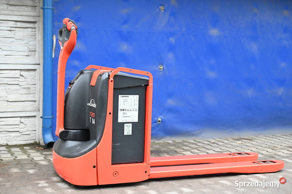 Paleciak elektryczny Linde T20 2000 140 widły Linde Częstochowa