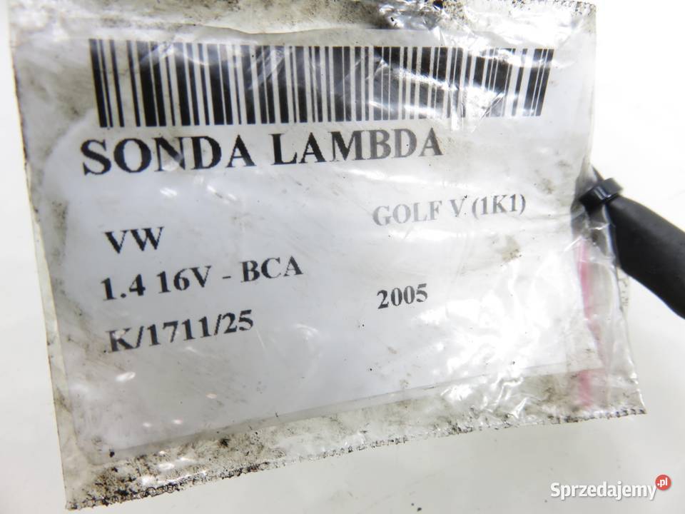 SONDA LAMBDA VW GOLF V 14 16V BCA 0258007068