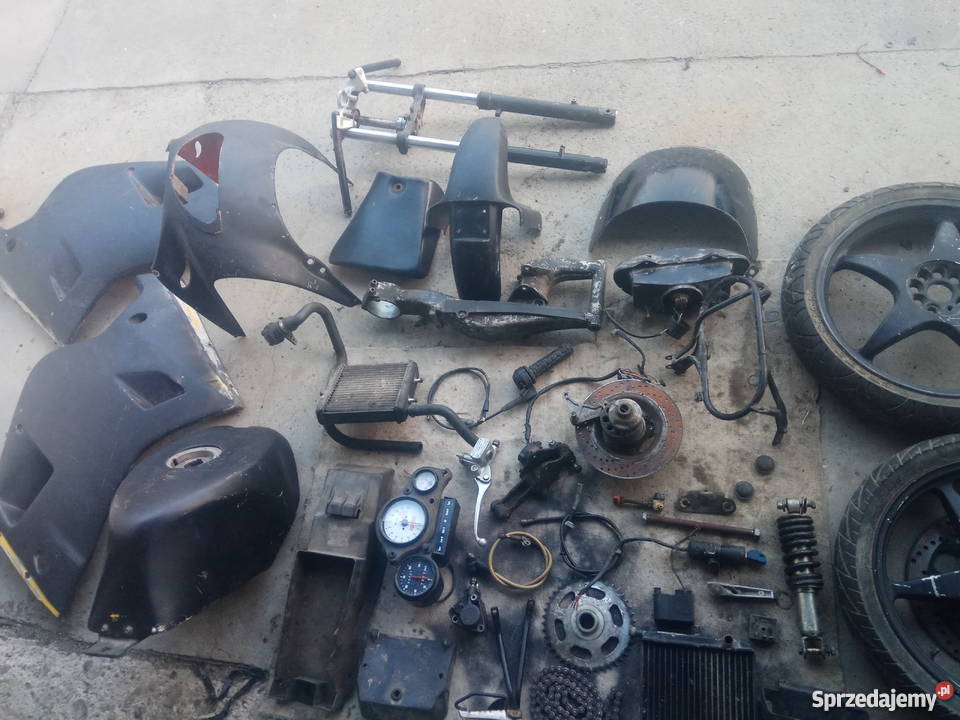 Części aprilia rs 50 plastiki tarcze amortyzator Elementy nadwozia małopolskie Łapanów sprzedam