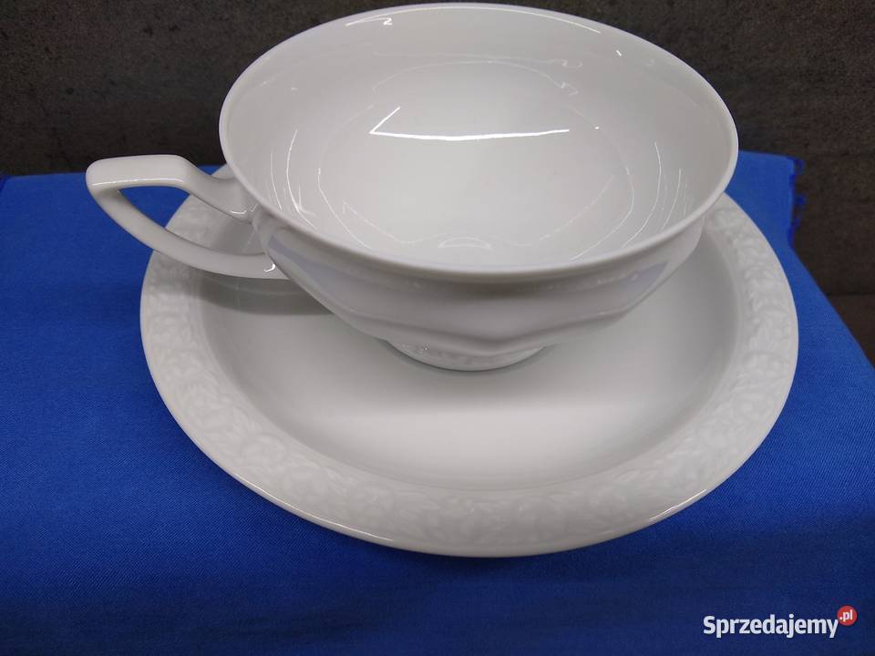 Filiżanka do herbaty Rosenthal Biała Maria wielkopolskie Kalisz