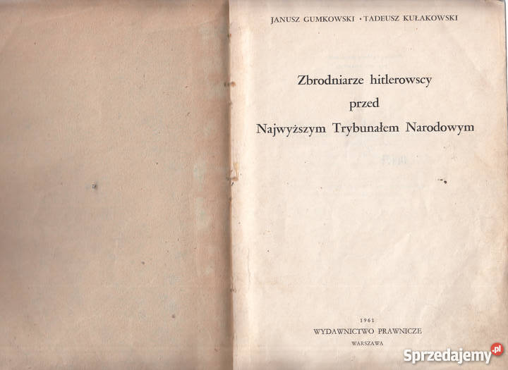 02354 ZBRODNIARZE HITLEROWSCY PRZED NAJWYŻSZYM Czyrna