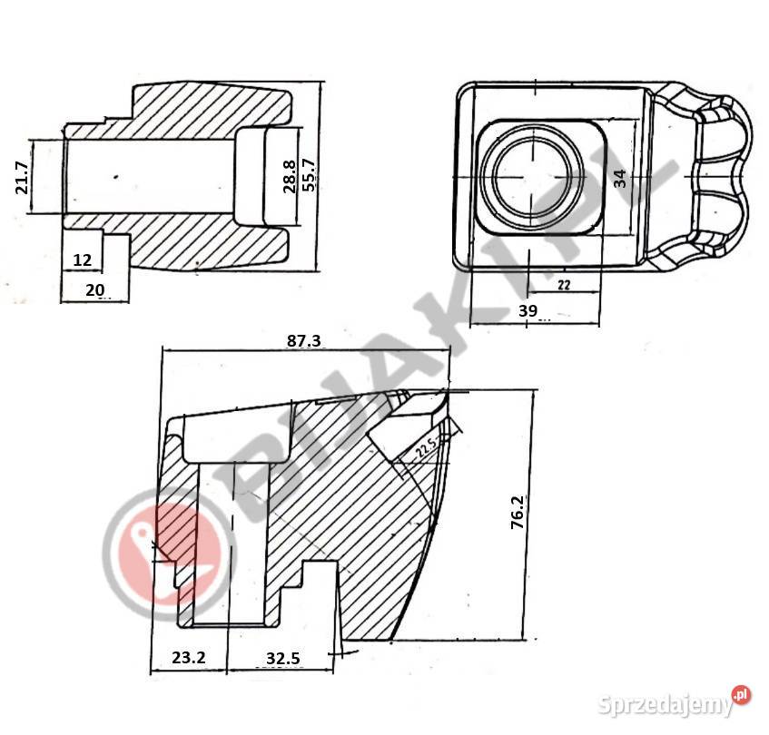 Frez leśny CAN1261 typ F19 TMC02355001 do Rolnictwo kujawsko-pomorskie Chmielniki