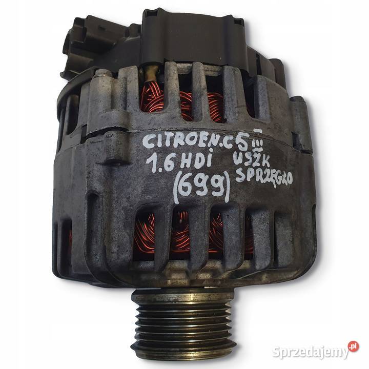ALTERNATOR Citroen C3 II C4 C5 II 16 HDI valeo osobowe Układ elektryczny silnika Układ elektryczny, zapłon Chełm