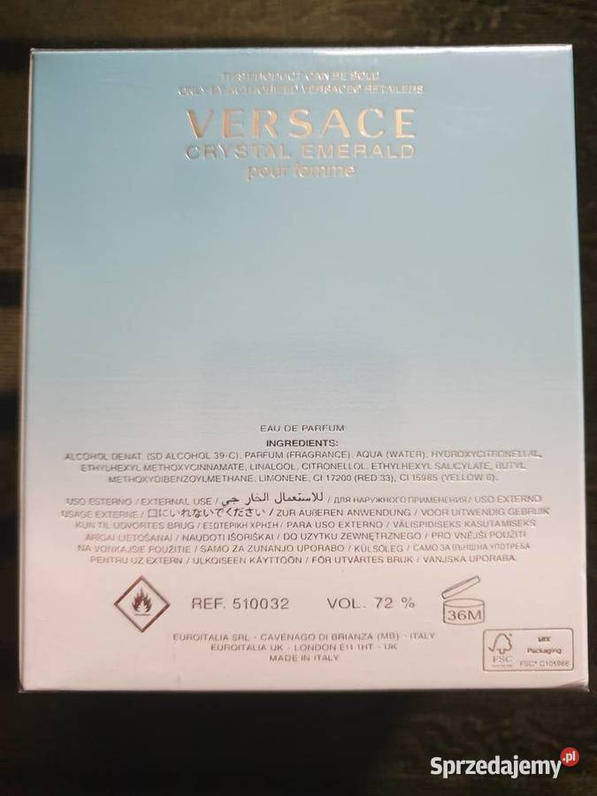 Versace Crystal Emerald Pour Femme Woda Radom
