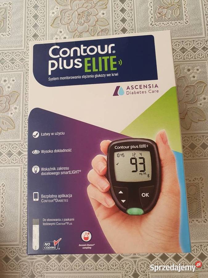 Glukometr contour plus elite nowy Poznań