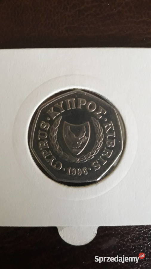 50 Centów Cypr 1996 r wielkopolskie Konin sprzedam