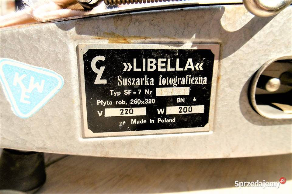 susżarka fotograficzna typ s f 7 libella poland