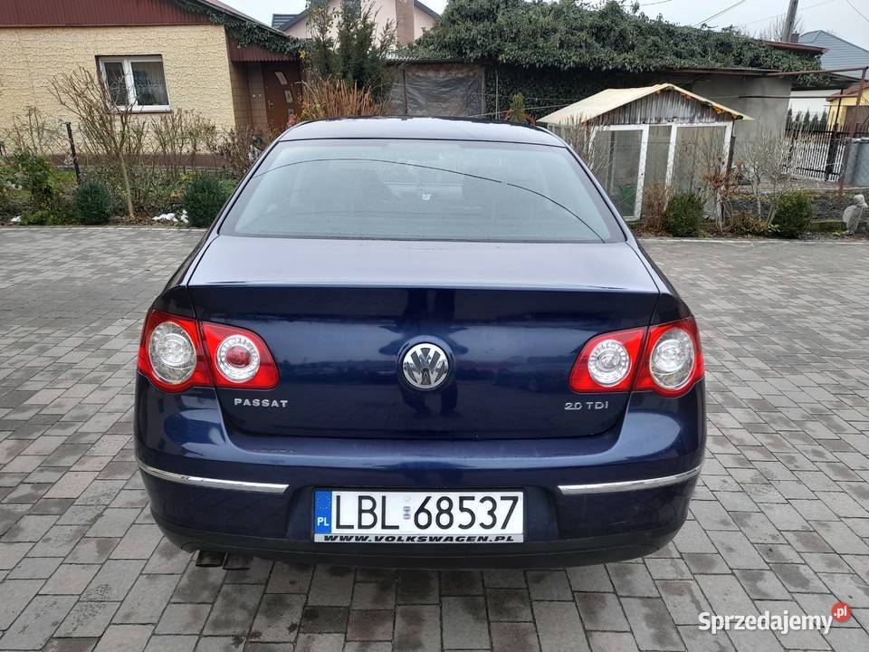 VW Passat b6 20 tdi 140 koni6 skrzynia191 diesel lubelskie Siedliszcze-Osada sprzedam