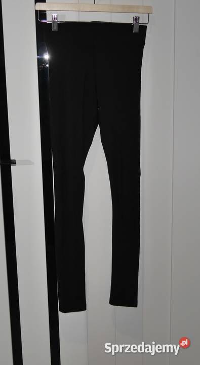 Gina Tricot grube czarne legginsy 34 XS Wrocław