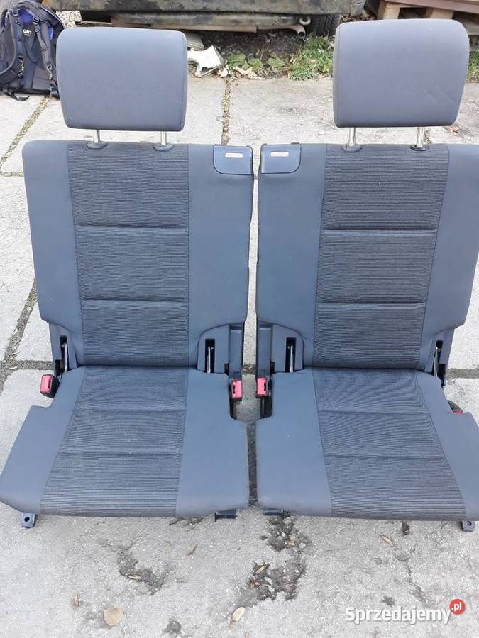 Fotele 3 rzad vw touran