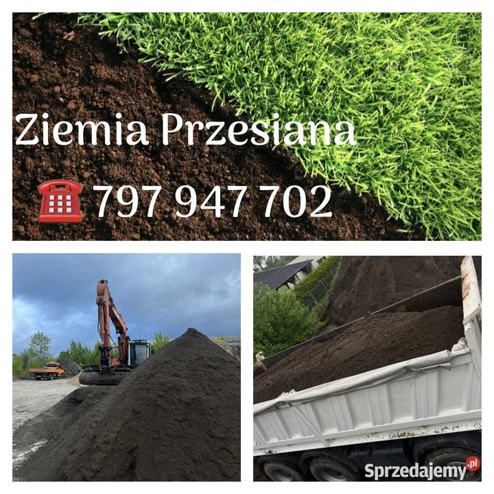 Ziemia Ogrodowa Czysta Przesiana Pod Trawnik Radom