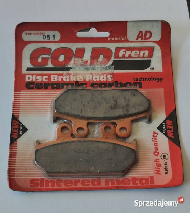 KLOCKI HAMULCOWE GOLD FREN 051 Elefant 900 GL Klocki hamulcowe Zabrze