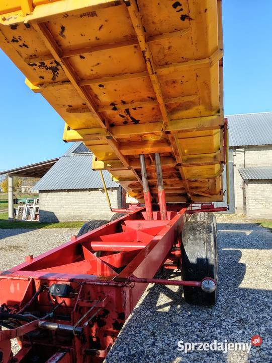 Przyczepa skorupowa 125 tony MIEDEMA nieuszkodzony Liwki Szlacheckie