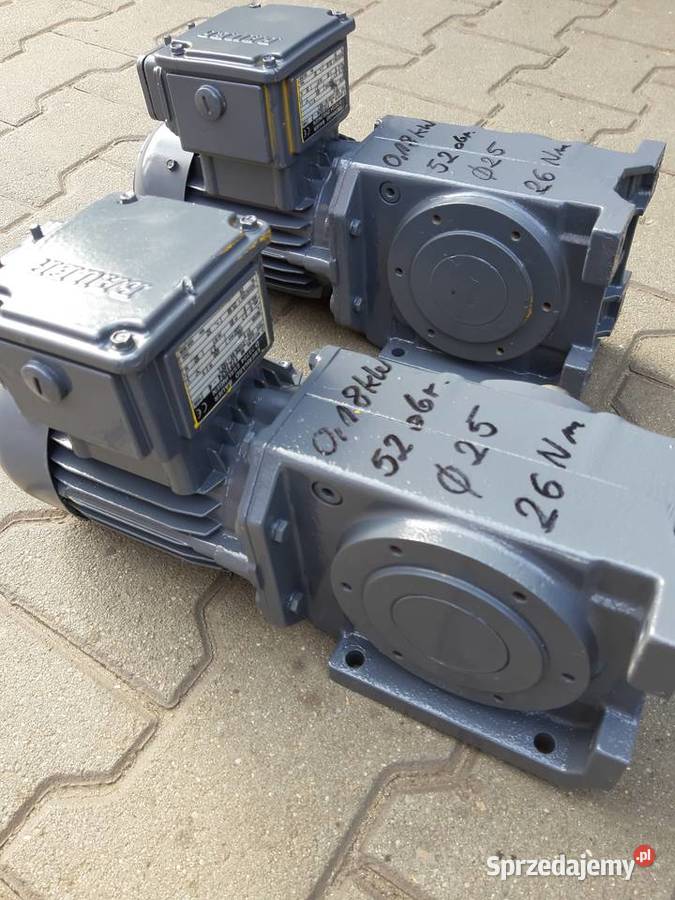 Motoreduktor 018 kW 52 obr wielkopolskie Leszno