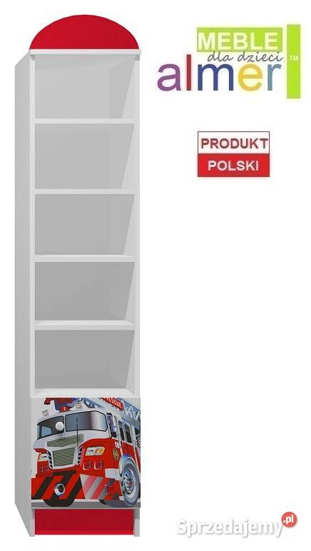 STRAŻ POŻARNA 13 N4 regał dziecięcy 40x40 w190 małopolskie Olkusz