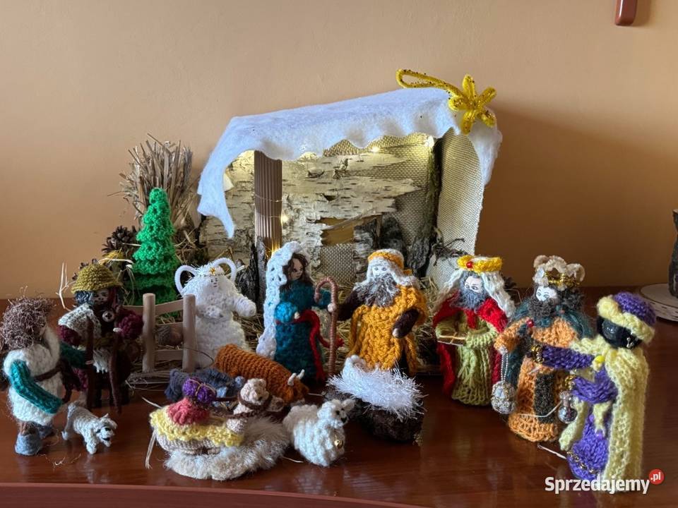 Szopka Bożonarodzeniowa 100 HANDMADE Rękodzieło Gdańsk