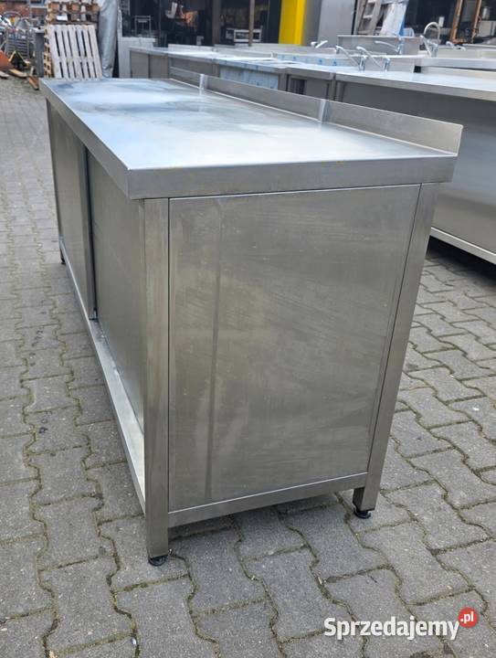 Stół Gastro z Szafką Drzwi Suwane 2006085 M1307 Nowe Skalmierzyce