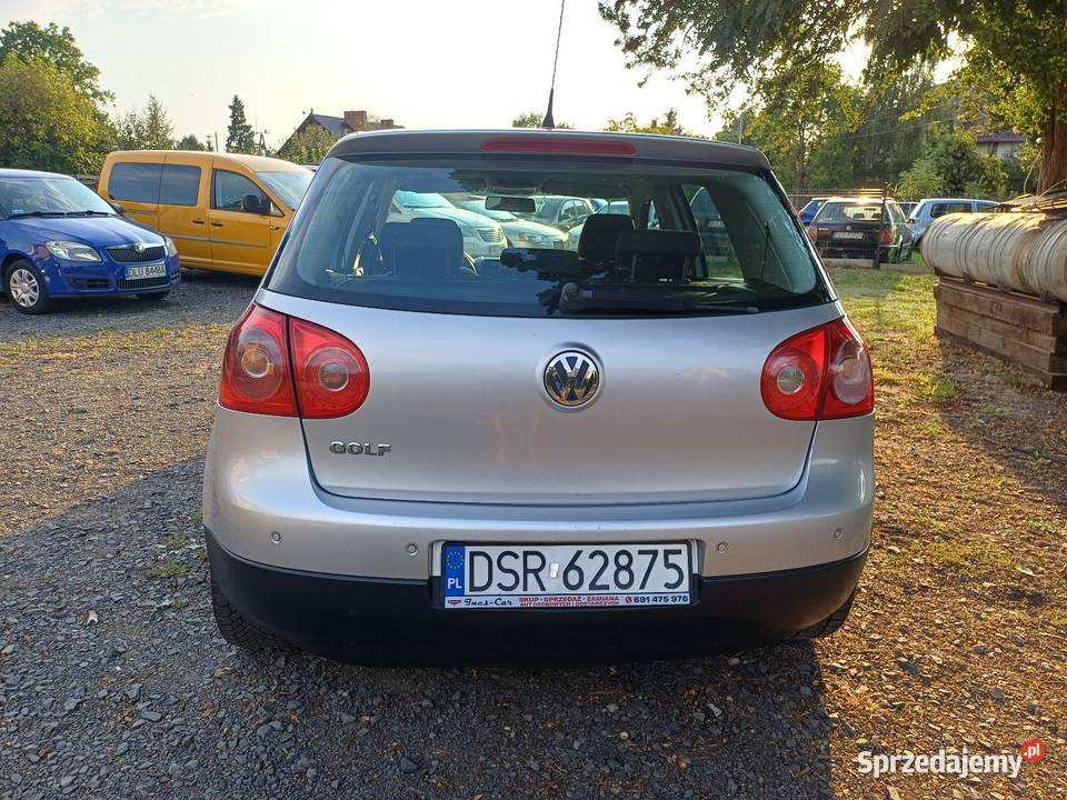 VW Golf 5 Hatchback 19 TDI 105 2007r 5drzwi wspomaganie kierownicy Lubin