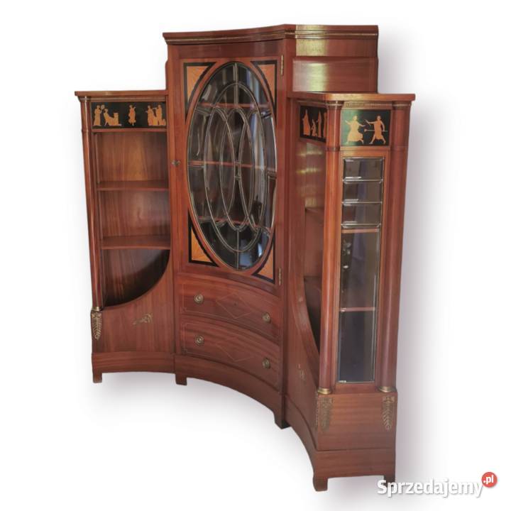 Secesja Witryna narożna mahoń Ok 1915 Wrocław