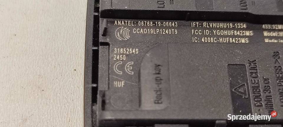 VOLVO XC40 KLUCZYK PILOT 31652549