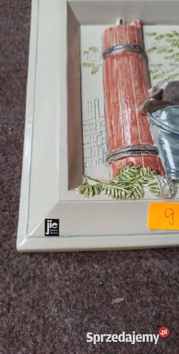 Kafel ceramiczny Patefon Sygnowany Jie Gantofta pomorskie Gdańsk