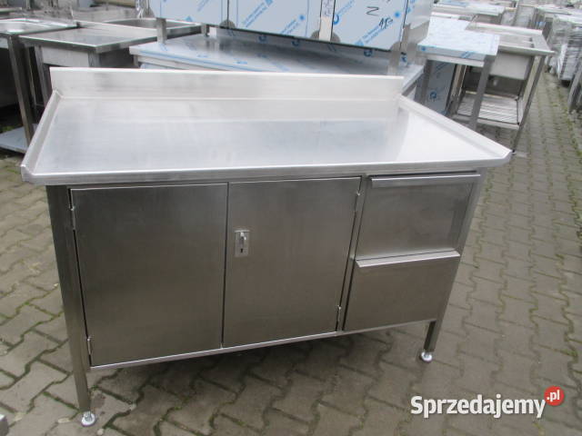 Stół Gastronomiczny Drzwi Otwierane 3 Szuflady Ostrów Wielkopolski