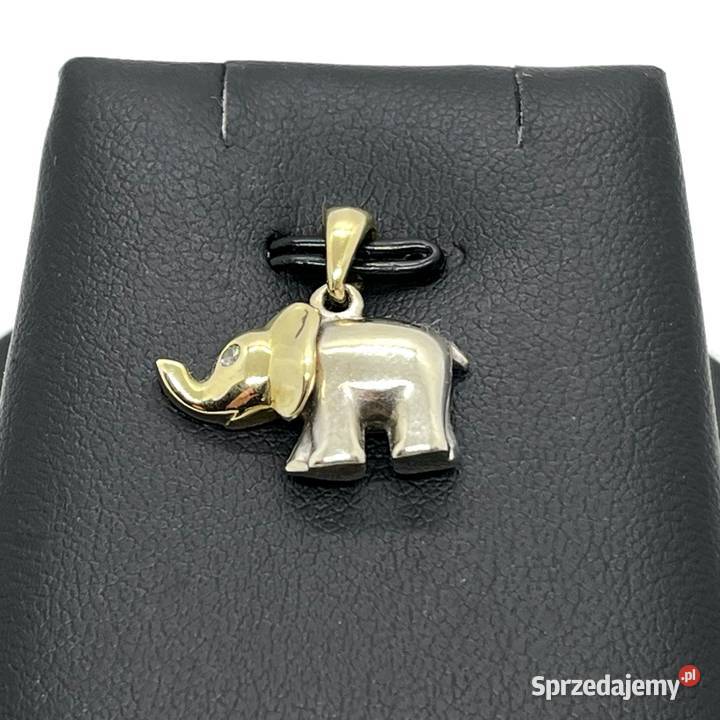 Złota Zawieszka Próby 585 226g Słoń Słonik Wisiorki Elbląg