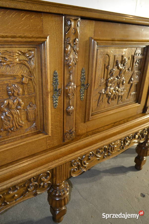 komoda kredens holenderski dąb Meble Będzin