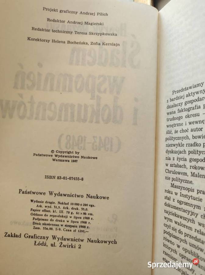 Śladem wspomnień i dokumentów 19431948 Henryk Kielce