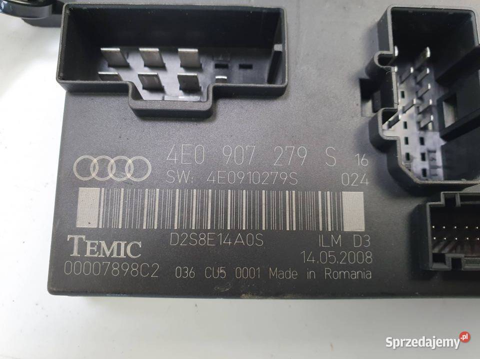 MODUŁ AUDI A8 D3 4E0907279 Lipno