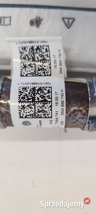 VW TIGUAN II KURTYNA AIRBAG PRAWA 5NA880742H