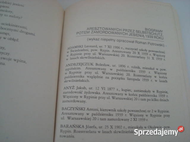 Mordercy z Selbstschutzu A Witkowski Osięciny