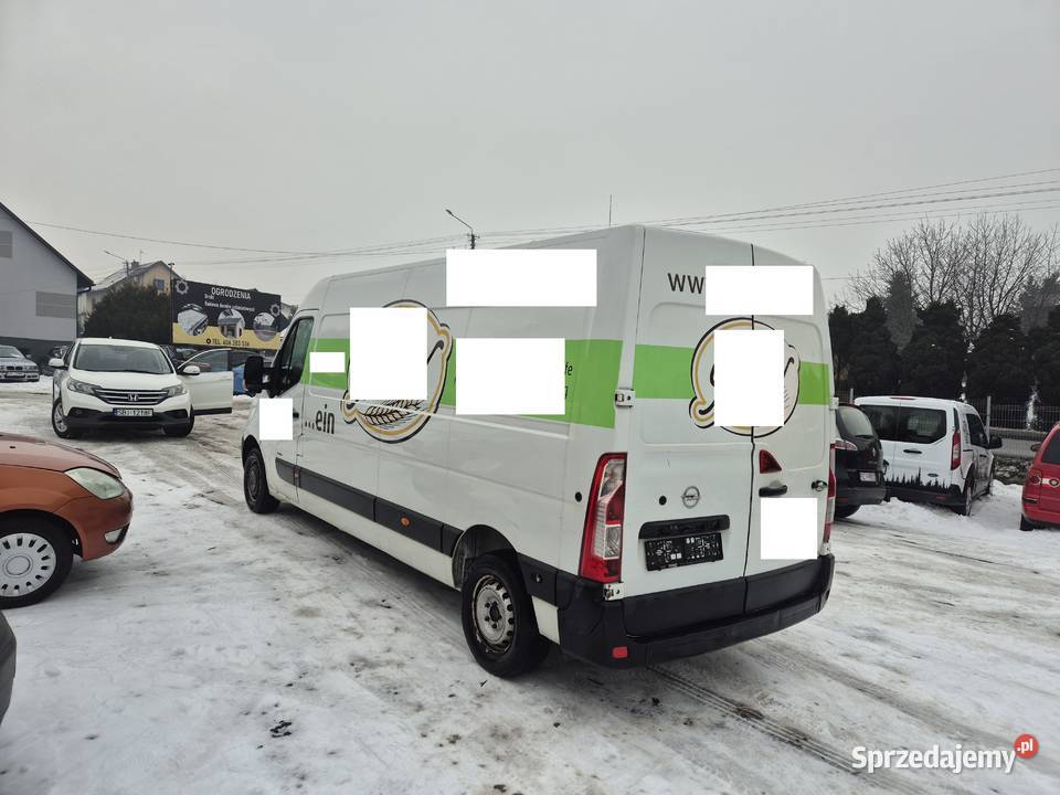 3 2016 Opel Movano 3 osobowy 23d 125 KLIMA LIFT