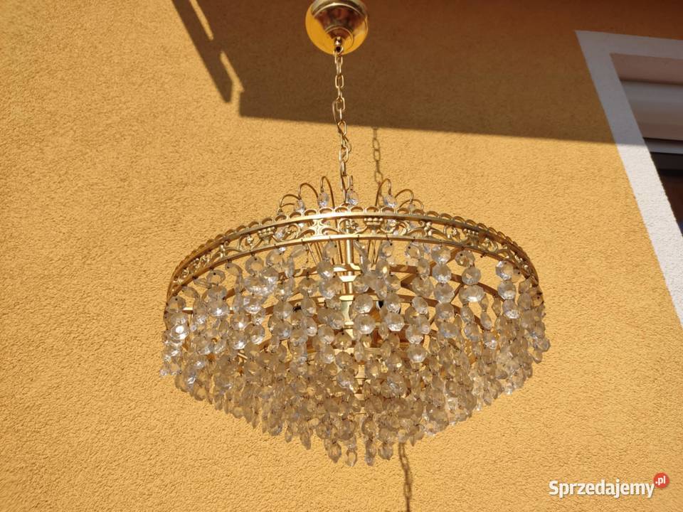 mosiężny żyrandol kaskadowy Gorzów Wielkopolski