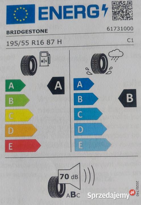 BRIDGESTONE TURANZA T005 19555R16 87H letnie 4