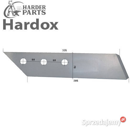 Dłuto 100hektarów HARDOX 622011L części do pługa Suwałki