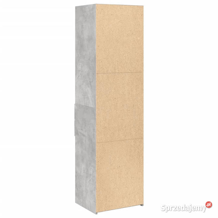 Wysoka szafka szarość betonu 50x425x185 Warszawa