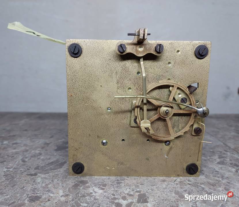 M168 Mechanizm starego zegara ściennego Carl Tczew
