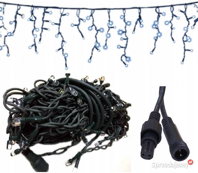 Lampki Girlanda 120LED ZEWNĘTRZNA GRUBY KABEL