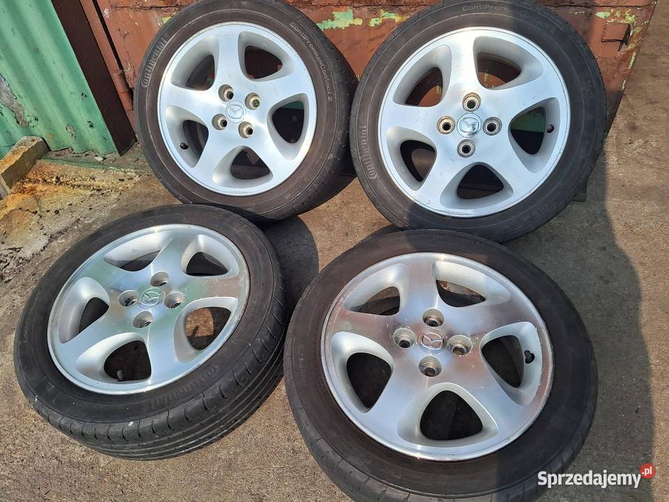 Alufelgi 4x100 15 ET45 MAZDA 323 Demio Mazda2 aluminiowe Choceń